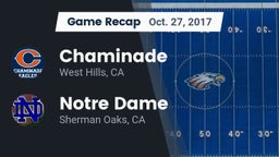 Recap: Chaminade  vs. Notre Dame  2017