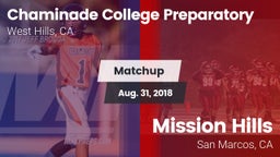 Matchup: Chaminade College Pr vs. Mission Hills  2018