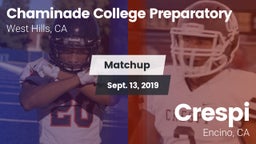 Matchup: Chaminade College Pr vs. Crespi  2019