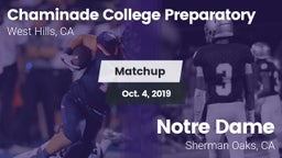 Matchup: Chaminade College Pr vs. Notre Dame  2019
