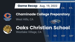 Recap: Chaminade College Preparatory vs. Oaks Christian School 2022