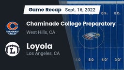 Recap: Chaminade College Preparatory vs. Loyola  2022