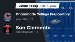 Recap: Chaminade College Preparatory vs. San Clemente  2022