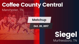 Matchup: Coffee County vs. Siegel  2017