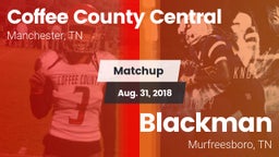Matchup: Coffee County vs. Blackman  2018