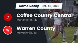 Recap: Coffee County Central  vs. Warren County  2020
