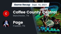 Recap: Coffee County Central  vs. Page  2021