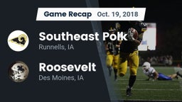 Recap: Southeast Polk  vs. Roosevelt  2018