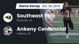 Recap: Southeast Polk  vs. Ankeny Centennial  2018
