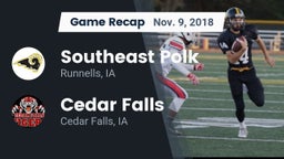 Recap: Southeast Polk  vs. Cedar Falls  2018
