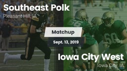 Matchup: Southeast Polk High vs. Iowa City West 2019