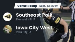 Recap: Southeast Polk  vs. Iowa City West 2019