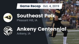 Recap: Southeast Polk  vs. Ankeny Centennial  2019