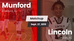 Matchup: Munford  vs. Lincoln  2019