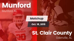 Matchup: Munford  vs. St. Clair County  2019
