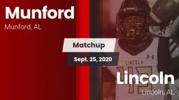 Matchup: Munford  vs. Lincoln  2020