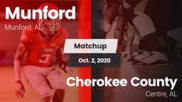 Matchup: Munford  vs. Cherokee County  2020