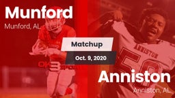 Matchup: Munford  vs. Anniston  2020