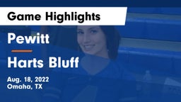 Pewitt  vs Harts Bluff Game Highlights - Aug. 18, 2022