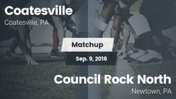 Matchup: Coatesville High vs. Council Rock North  2016