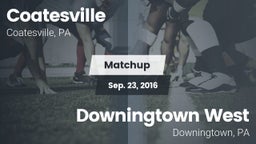 Matchup: Coatesville High vs. Downingtown West  2016