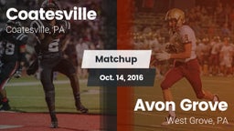 Matchup: Coatesville High vs. Avon Grove  2016
