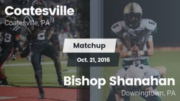Matchup: Coatesville High vs. Bishop Shanahan  2016