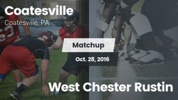 Matchup: Coatesville High vs. West Chester Rustin 2016