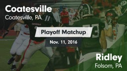 Matchup: Coatesville High vs. Ridley  2016