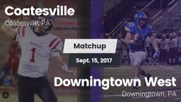Matchup: Coatesville High vs. Downingtown West  2017