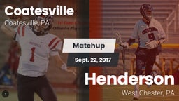 Matchup: Coatesville High vs. Henderson  2017
