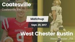 Matchup: Coatesville High vs. West Chester Rustin  2017