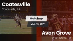 Matchup: Coatesville High vs. Avon Grove  2017