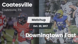 Matchup: Coatesville High vs. Downingtown East  2017