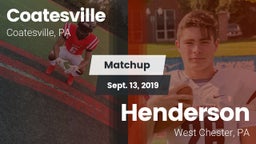 Matchup: Coatesville High vs. Henderson  2019