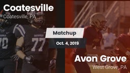 Matchup: Coatesville High vs. Avon Grove  2019