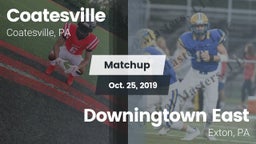 Matchup: Coatesville High vs. Downingtown East  2019