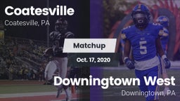 Matchup: Coatesville High vs. Downingtown West  2020