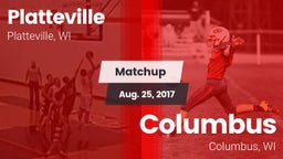 Matchup: Platteville High vs. Columbus  2017