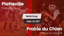 Matchup: Platteville High vs. Prairie du Chien  2017
