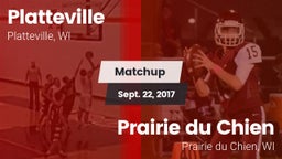 Matchup: Platteville High vs. Prairie du Chien  2017