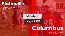 Matchup: Platteville High vs. Columbus  2018