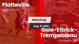 Matchup: Platteville High vs. Gale-Ettrick-Trempealeau  2018