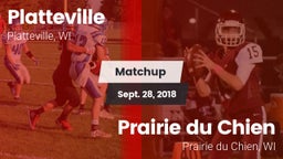 Matchup: Platteville High vs. Prairie du Chien  2018