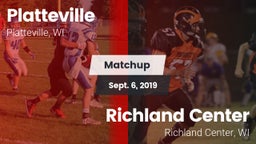 Matchup: Platteville High vs. Richland Center  2019