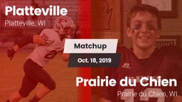 Matchup: Platteville High vs. Prairie du Chien  2019