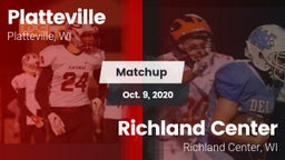 Matchup: Platteville High vs. Richland Center  2020