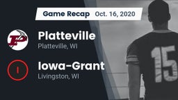 Recap: Platteville  vs. Iowa-Grant  2020