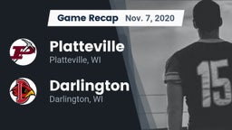 Recap: Platteville  vs. Darlington  2020