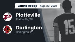 Recap: Platteville  vs. Darlington  2021